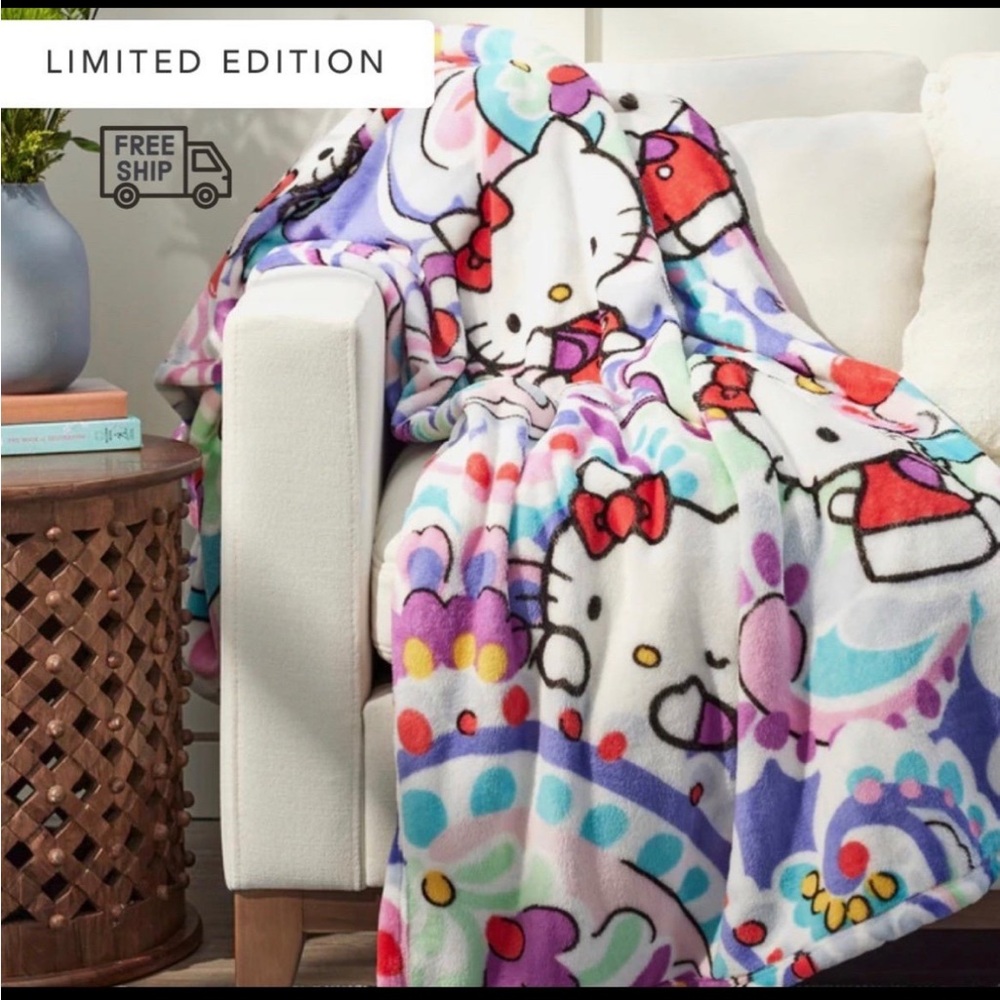 Hello Kitty X Vera Bradley Throw Blanket